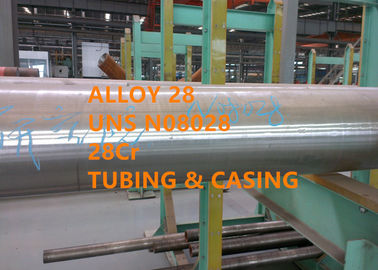CRA Seamless Pipe โลหะผสมพิเศษสำหรับอุตสาหกรรมปิโตรเคมีที่มีความหนาแน่น 8.0g / cm3