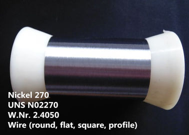 นิกเกิล 270 / UNS N02270 ฟอยล์โลหะพิเศษระดับไฮเอนด์ / ลวดสำหรับชิ้นส่วนอิเล็กทรอนิกส์