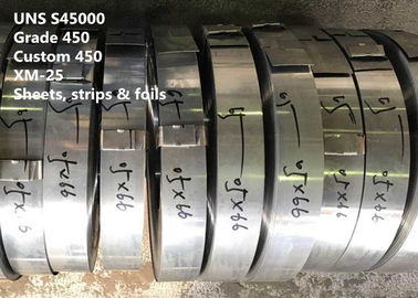 กำหนดเอง 450 / XM-25 โลหะทนต่อการกัดกร่อน S45000 มีความแข็งแรงปานกลาง